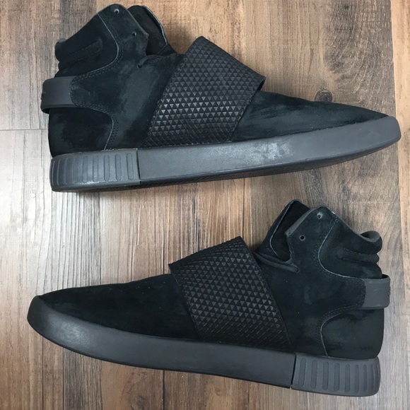 Adidas Originals Tubular Invader Black Size 12 - Picture 3 of 6